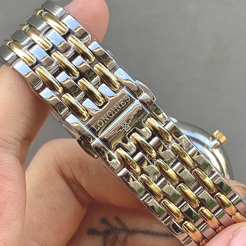 Đồng Hồ Nam L0ng.ines Sapphire LA315 Kim rốn Máy Cơ Automatic Nhật Chống xước tuyệt đối