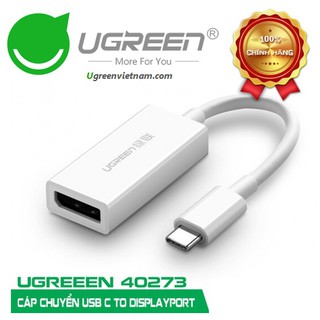  Cáp chuyển đổi USB Type C to Displayport (âm) Ugreen 40372 cao cấp