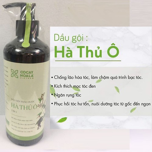 1 CHAI 800ml DẦU GỘI THẢO DƯỢC HÀ THỦ Ô