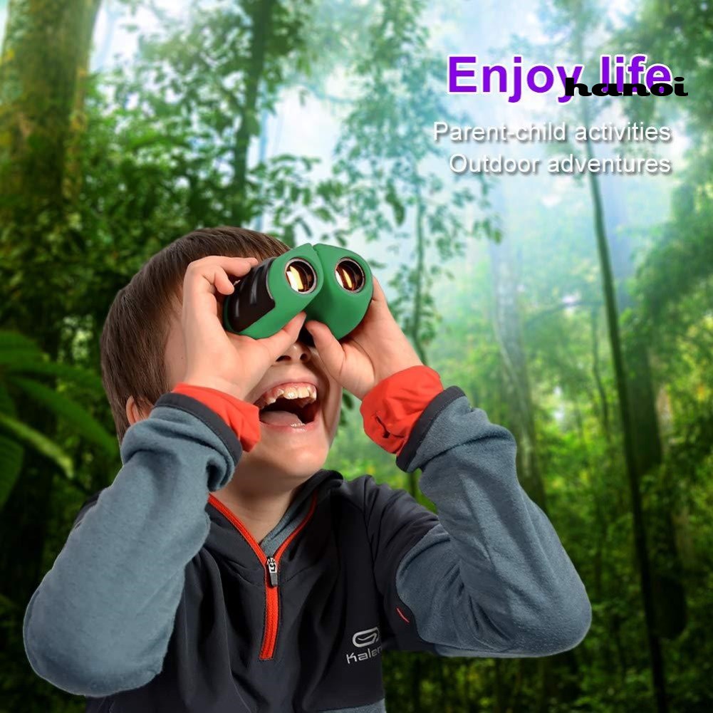 HW-8X21 Portable Kids Children Binoculars Outdoor Nature Observation Telescope Gift