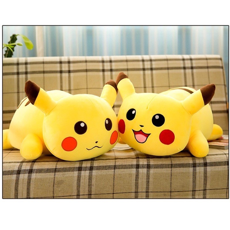 Gấu bông Pikachu, Pikachu nằm, Pikachu nhồi bông