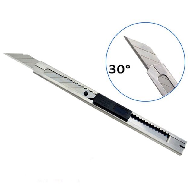 Dao Rọc Giấy inox lưỡi nhọn 30°