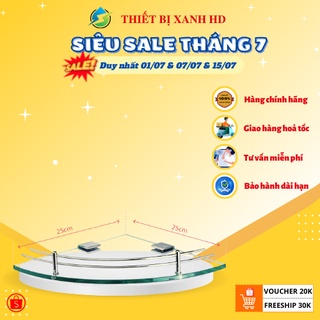 Kệ gương - Kệ kiếng góc nhà tắm Inox