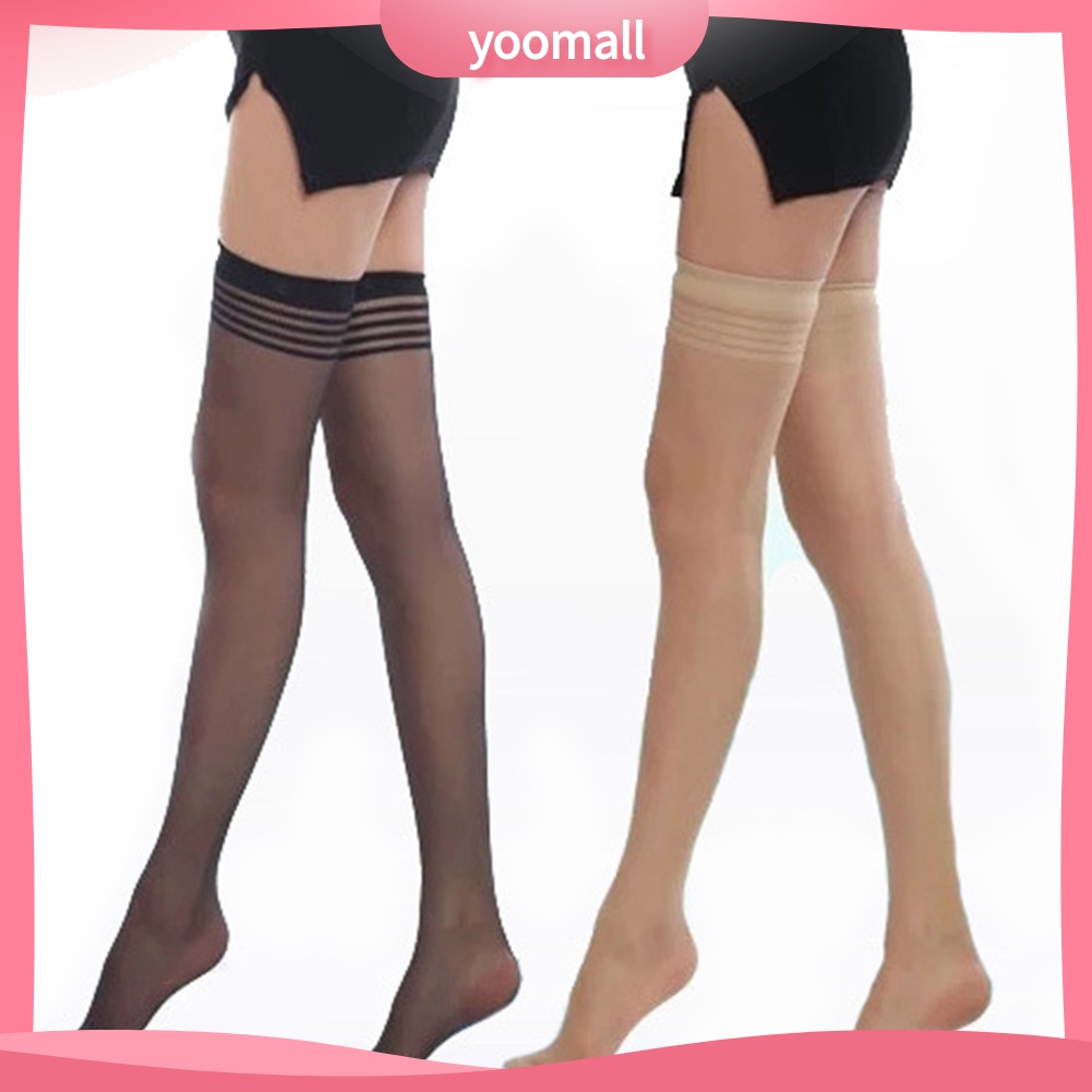 Đôi tất chân siêu mỏng kẻ sọc ngang quyến rũ cho nữ