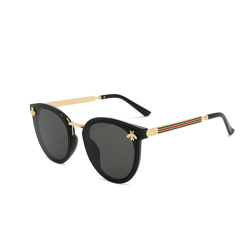 Kính Mát Gọng Vuông Phong Cách Gucci Chống Tia UV400 Sang Trọng