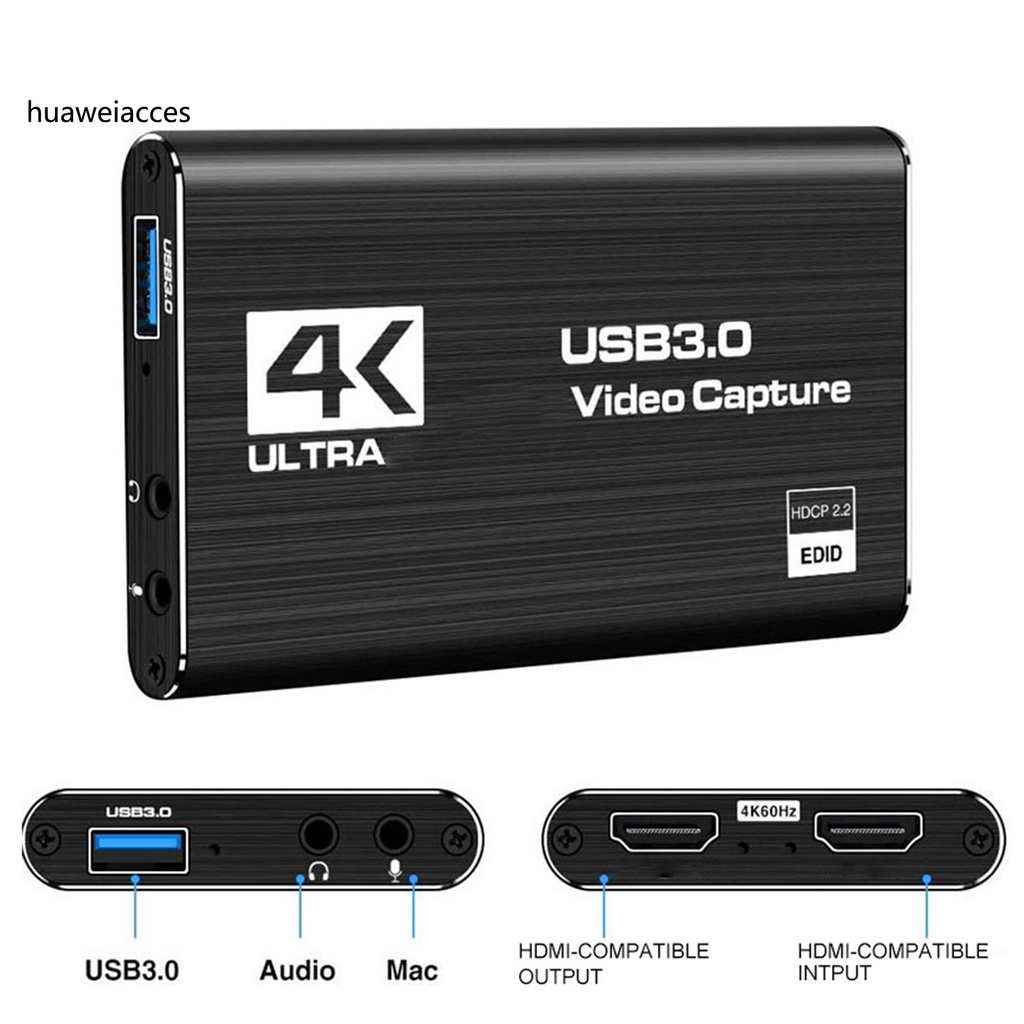 Thẻ Chuyển Đổi Tín Hiệu Hdmi 4k 60hz Gọn Nhẹ Cổng Usb Hỗ Trợ Live Streaming