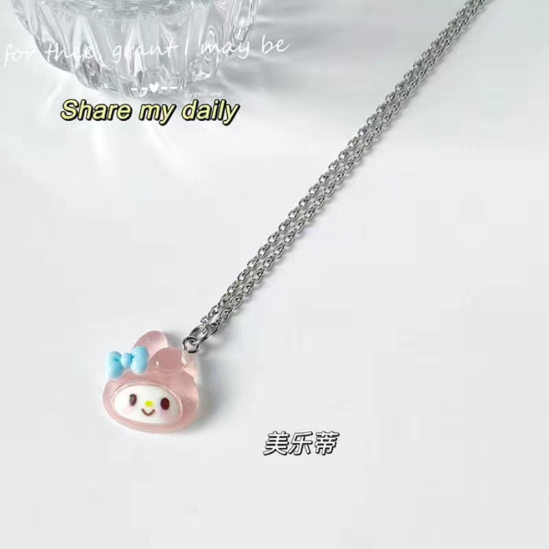 Sanrio Vòng cổ Hình Cún Cưng osmanthus Ngọt Ngào Xinh Xắn