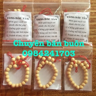 Combo sỉ 1000c vòng dâu cành kèm túi y hình