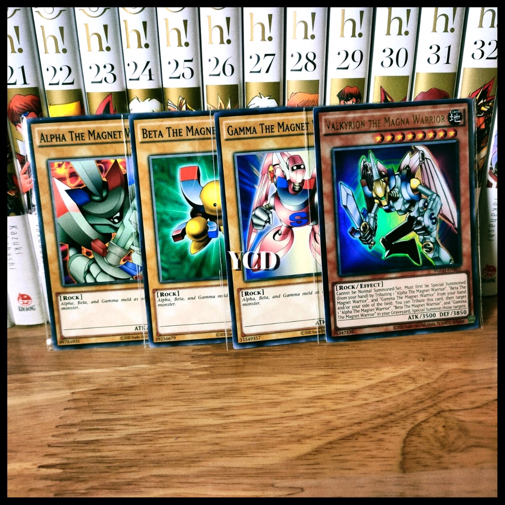 Thẻ bài Yugioh chính hãng set  Chiến binh nam châm - Common