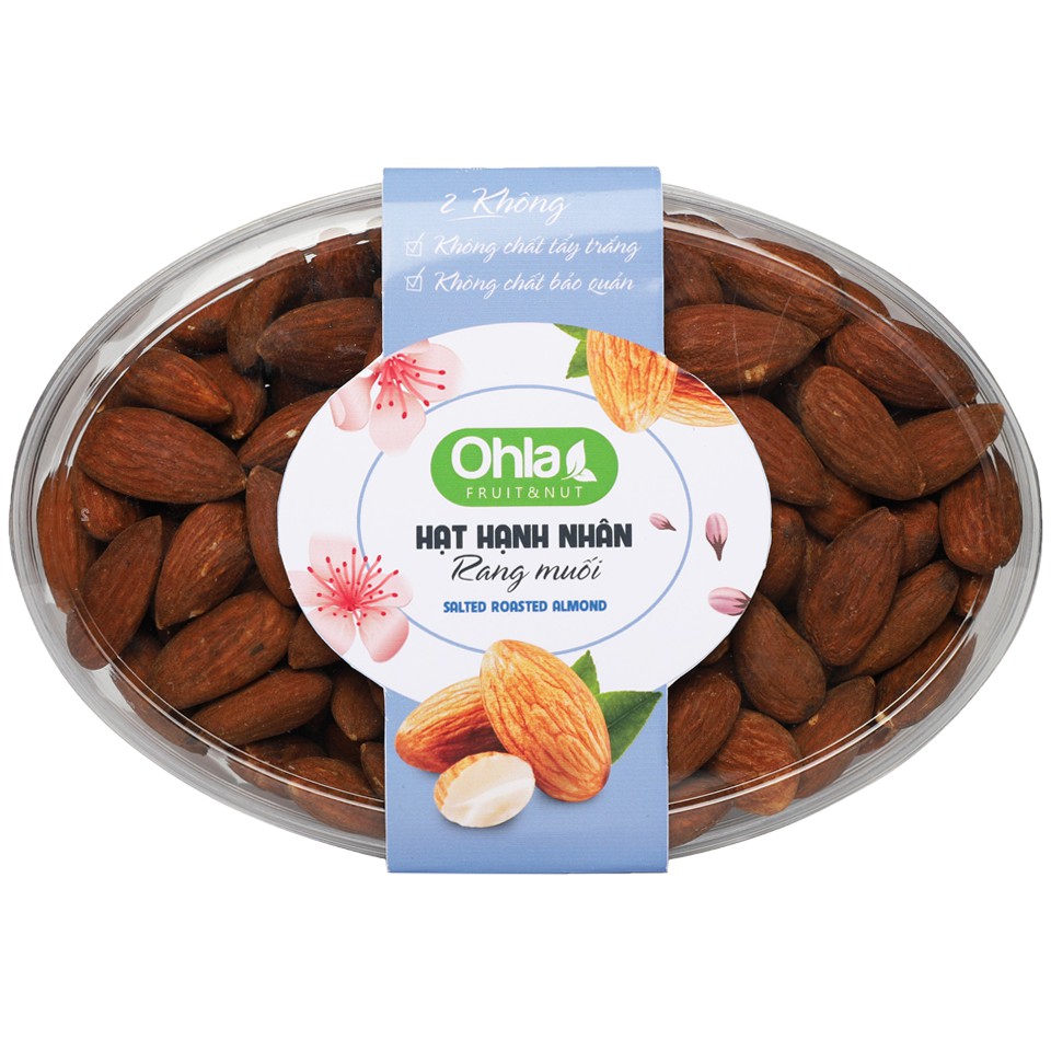 Hạt hạnh nhân rang muối - 200gr