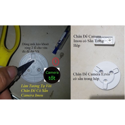 Chân Đế Camera Đa năng lắp được Ezviz,imou,kbone,v.v | BigBuy360 - bigbuy360.vn