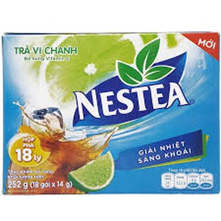 Trà Nestea hương chanh (Hộp 18 gói 14g)