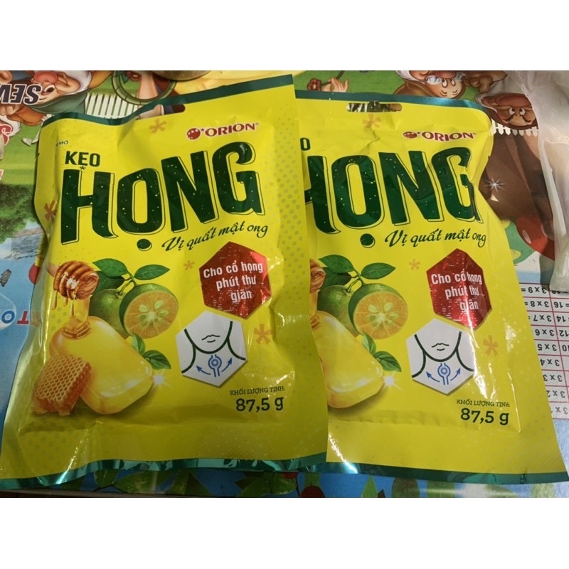 Kẹo Họng Vị Quất Mật Ong Orion Gói 87.5g