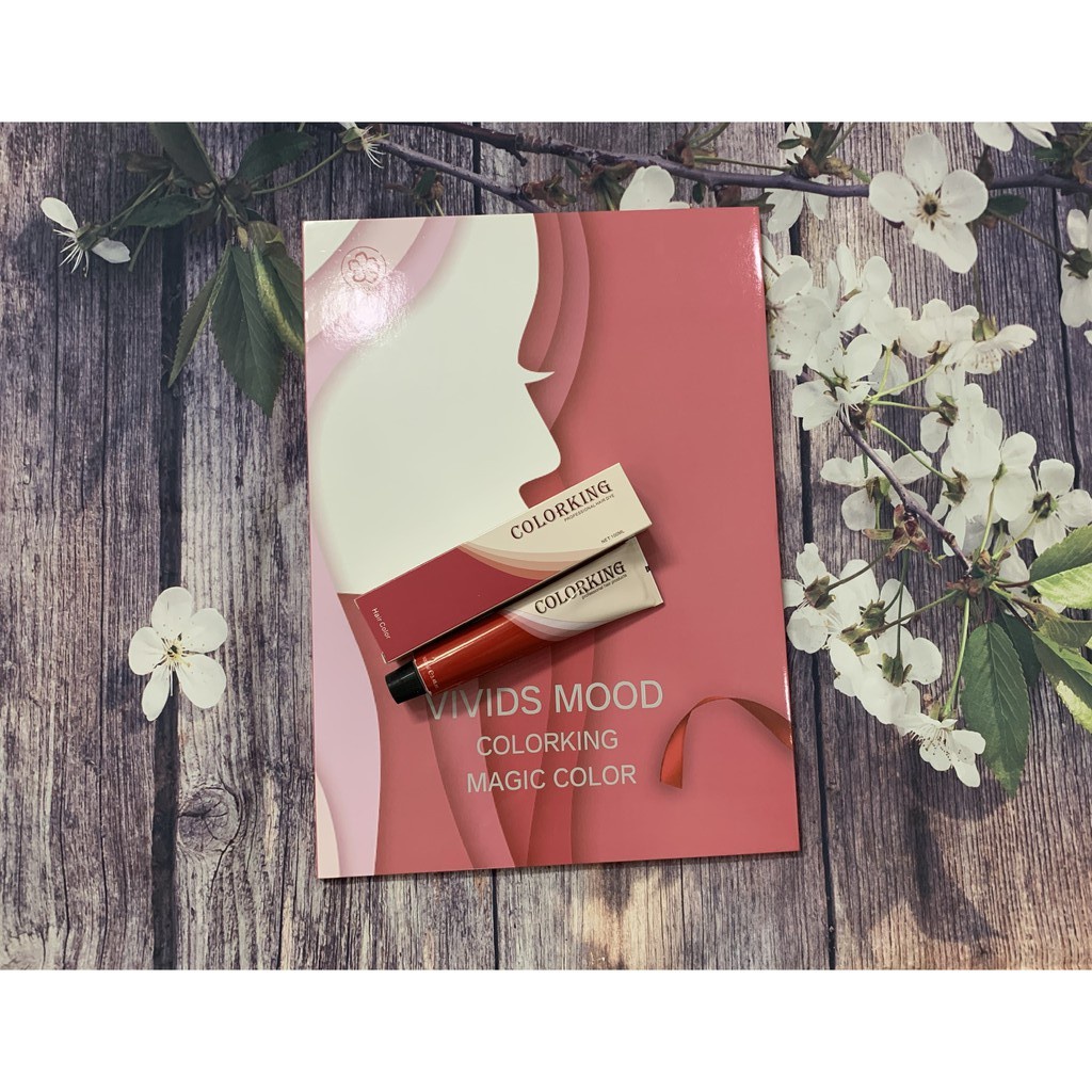 Thuốc Nhuộm Tóc Màu NÂU ĐEN Không Tẩy Colorking