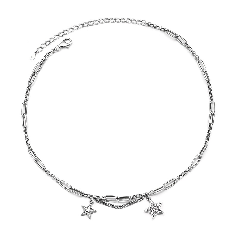 Vòng cổ Mặt Ngôi Sao Đính Đá Thời Trang Dành Cho Nữ Y2k