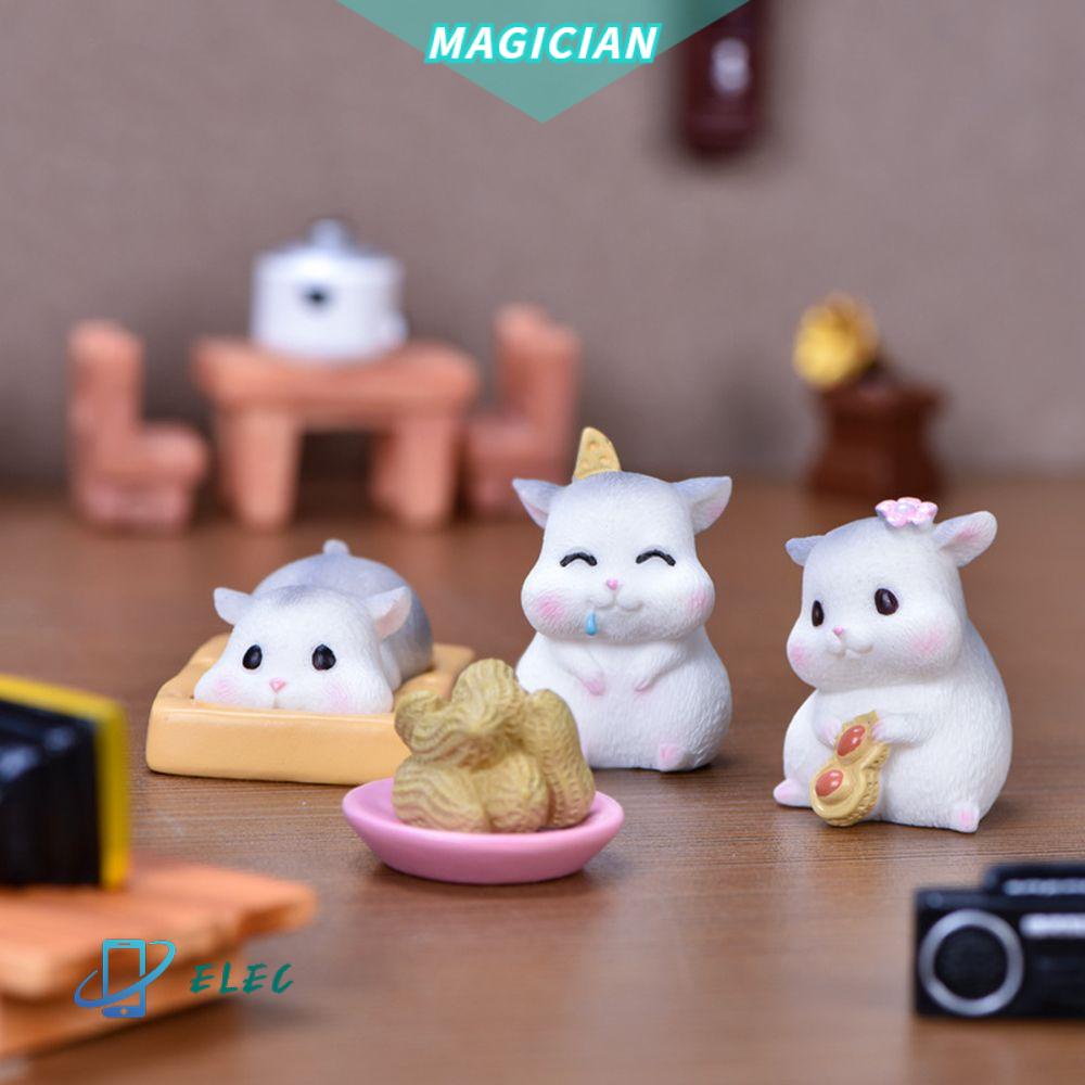 Mô hình chuột hamster mini dùng trang trí tiểu cảnh diy