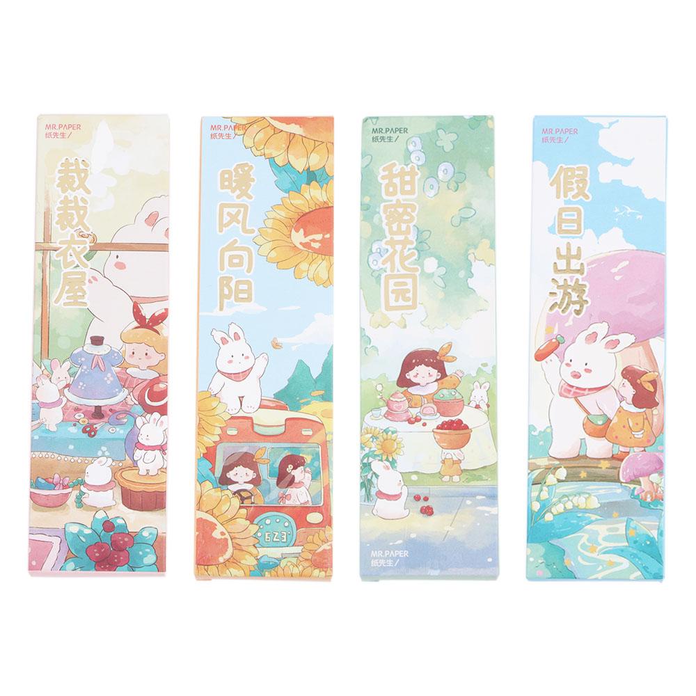 Pewany Spring Thẻ Đánh Dấu Trang Sách Phong Cách Retro Lãng Mạn Cho Học Sinh