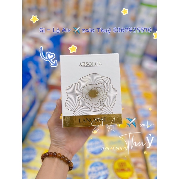 (Hàng săn sale) Bộ dưỡng da Lancom Absolue 3 món ( Serum, rich cream , soft cream)