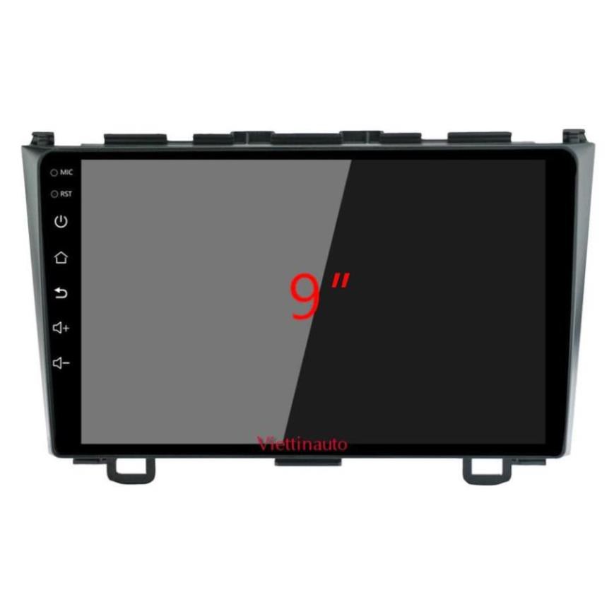 MẶT DƯỠNG LẮP DVD ANDROID CHO XE CRV  2010 9INCH CÓ JACK NGUỒN ZIN