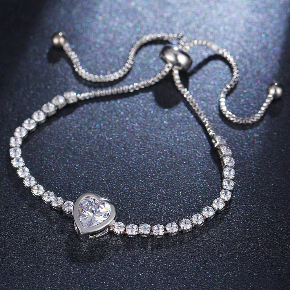 Vòng tay đính đá đơn giản