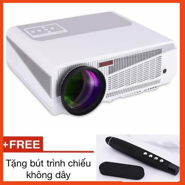 Máy chiếu tích hợp Android LED 86+ tích hợp WIFI chiếu cả ban ngày tặng kèm bút trình chiếu - Giá siêu hấp dẫn