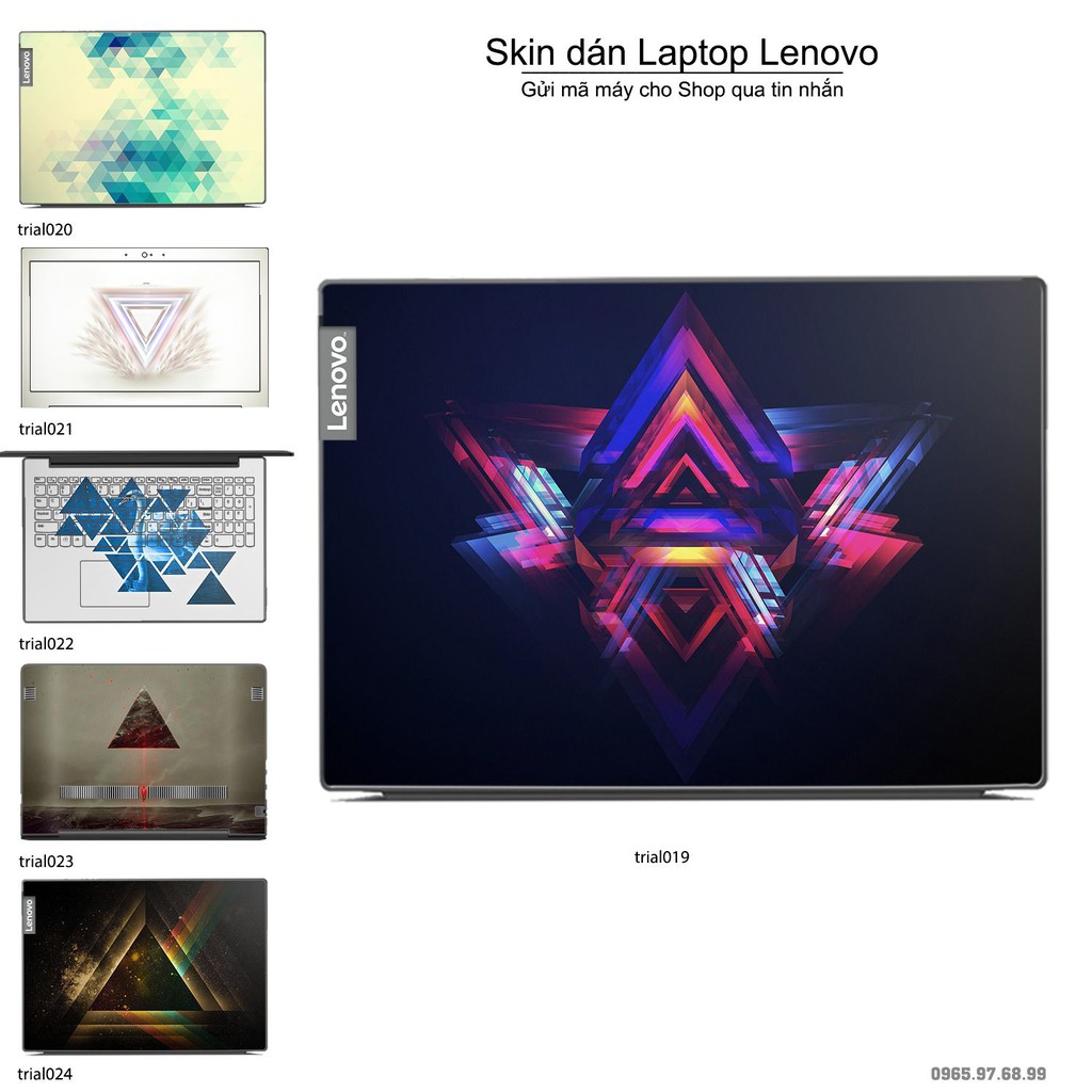 Skin dán Laptop Lenovo in hình Đa giác _nhiều mẫu 4 (inbox mã máy cho Shop)