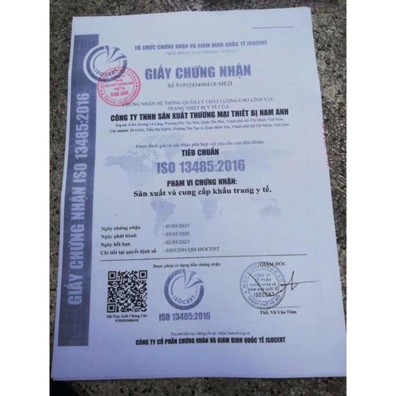 Khẩu trang VN95 Kid Famapro- chính hãng Nam Anh dành cho bé từ 4- 10 tuổi