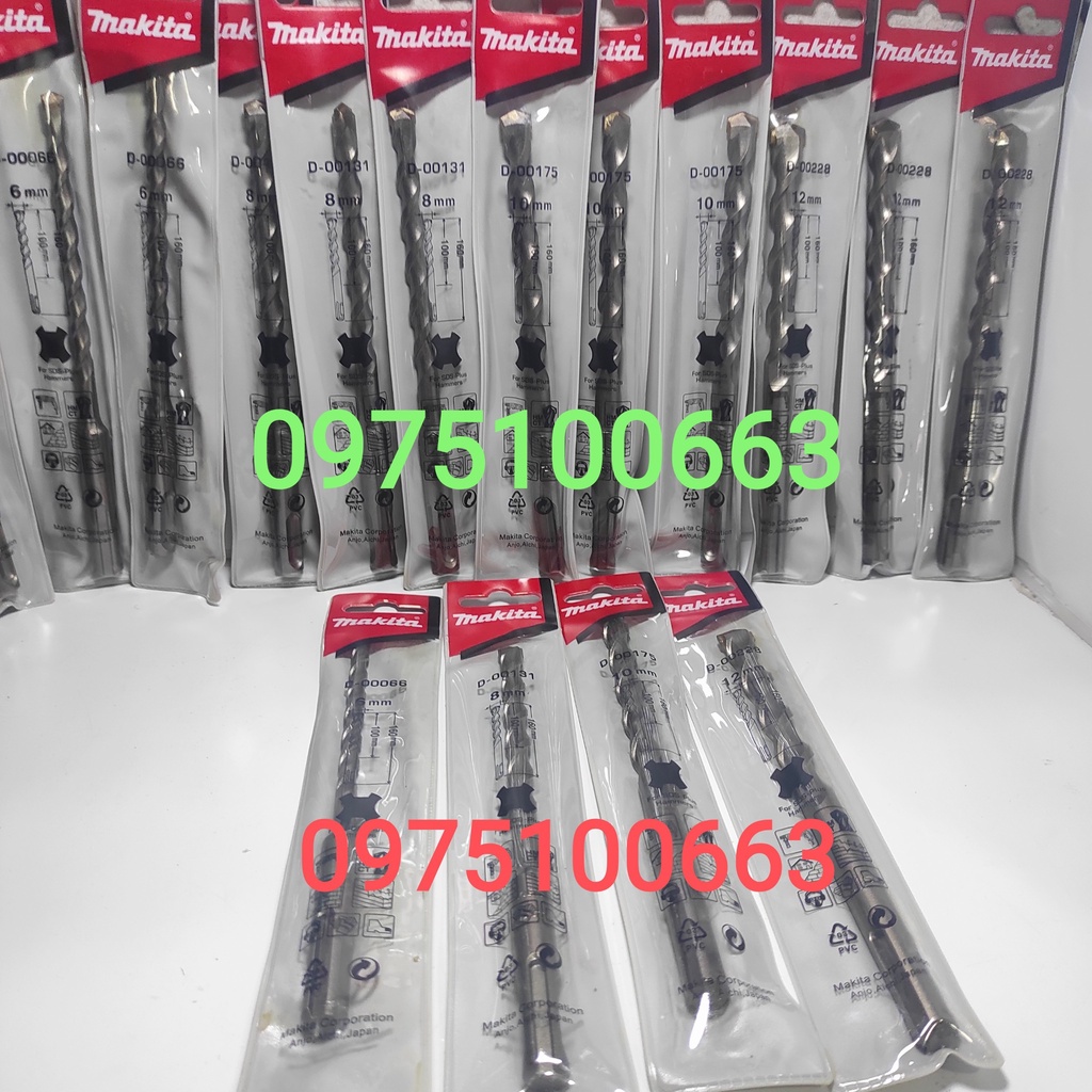 Mũi khoan gài makita chính hãng loại 1 dài 100*160mm-mũi khoan bê tông - Khoan gài