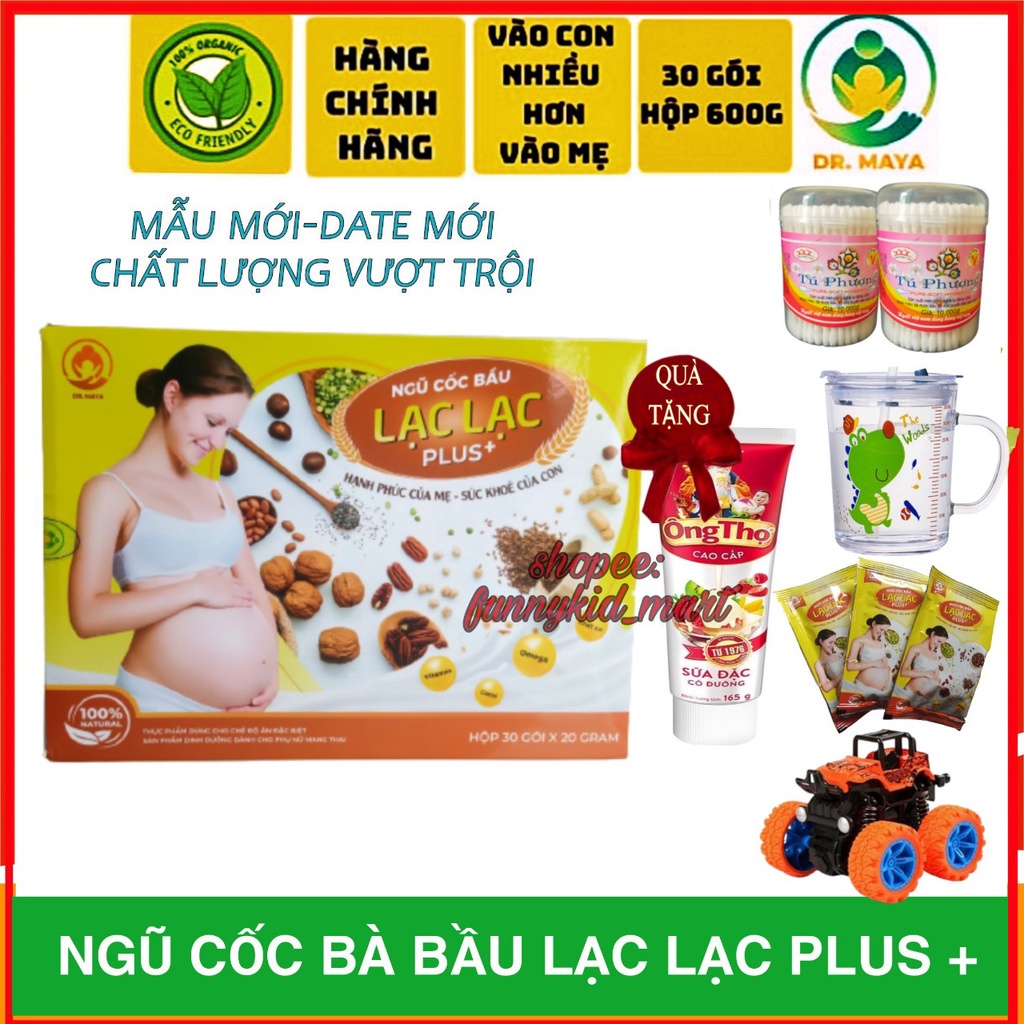 (lẻ 15 gói) Ngũ cốc bầu Lạc Lạc siêu dinh dưỡng giảm ốm nghén - Ngũ cốc bà bầu lạc lạc lạc chuyên dụng