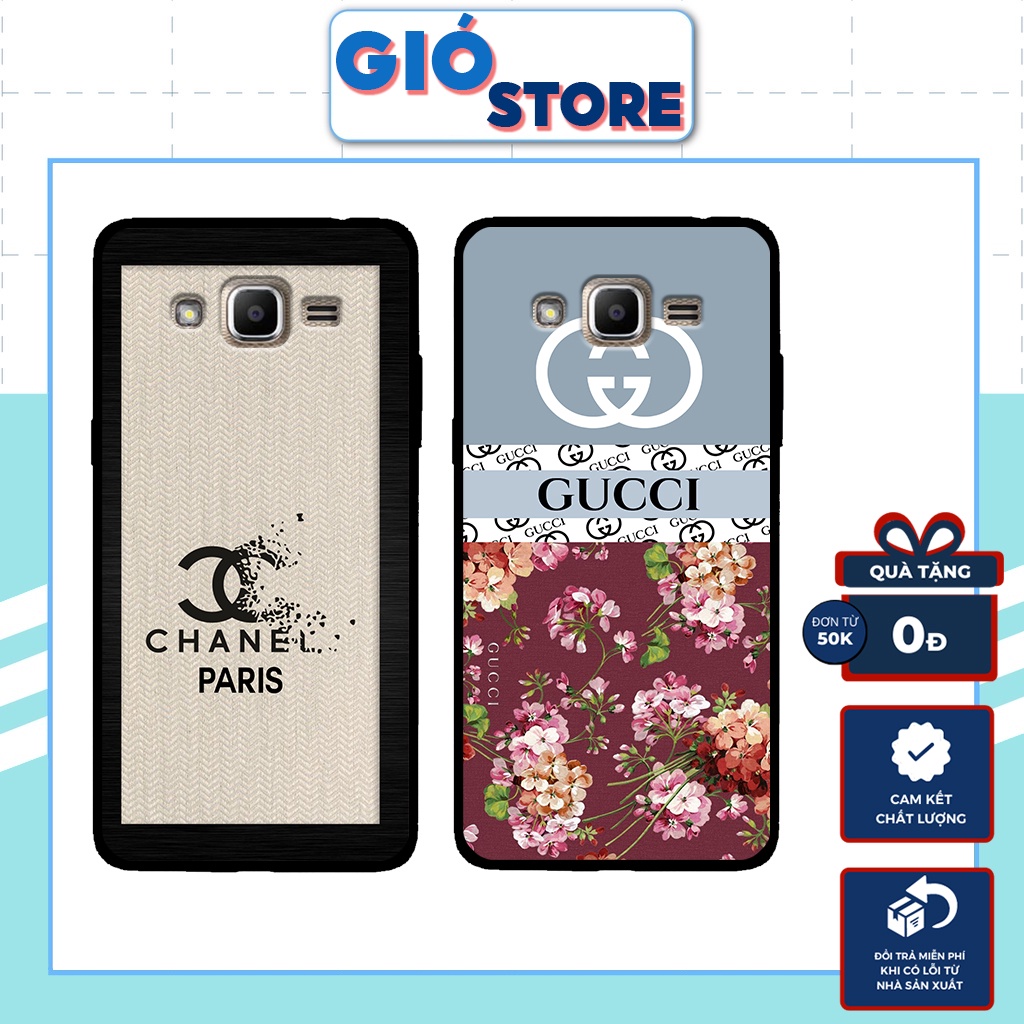 Ốp lưng SAMSUNG J2 PRIME/J3 2015/J3 2016/J5 2015/J7 2015 in hình hoa,gucii,chanel sang chảnh – lưng nhựa nhám viền dẻo
