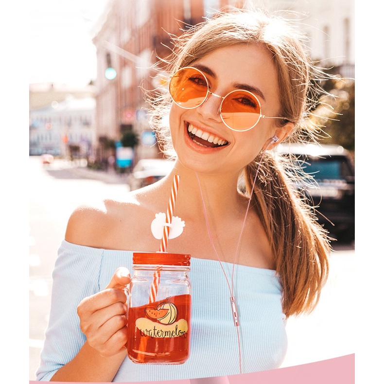 Tai nghe giảm tiếng ồn có dây 3.5mm Thiết kế hấp thụ nam châm trong tai nhét tai loa siêu trầm