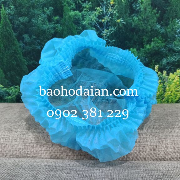 Mũ bọc trùm tóc con sâu phòng sạch (100 cái/bịch)