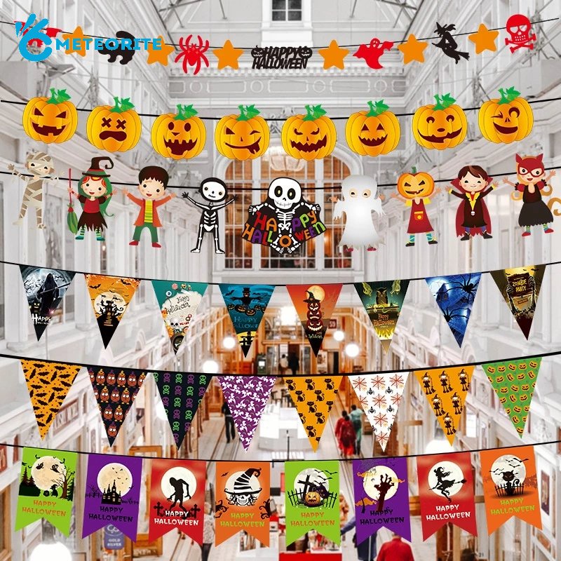 Dây Cờ Treo Tường Trang Trí Halloween