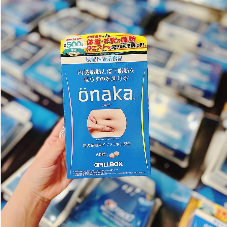 Onaka Pillbox - Viên Uống Hỗ Trợ Giảm Mỡ Bụng Nhật Bản