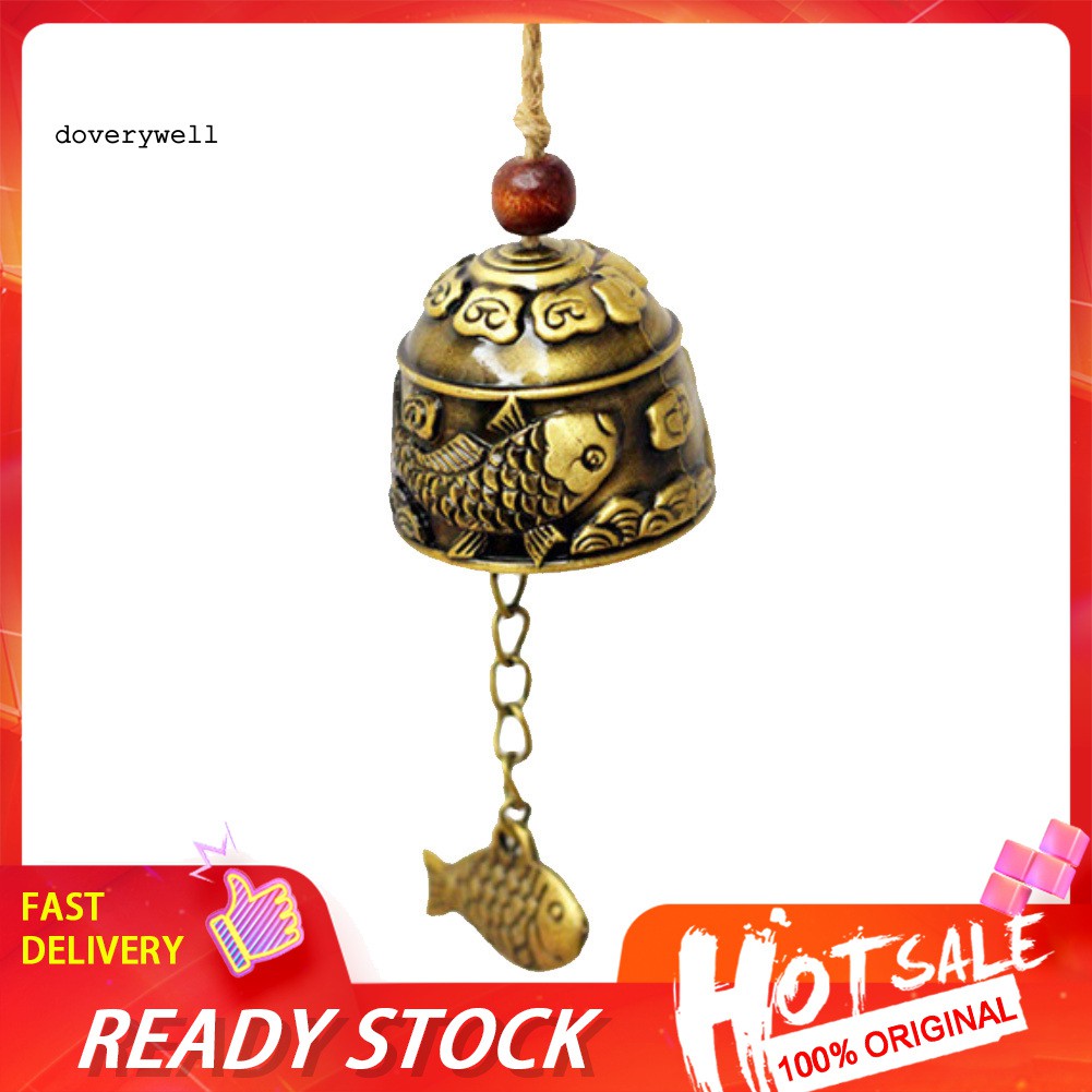 Chuông gió treo trang trí hình cá chép mini