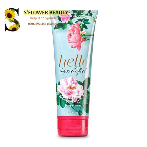 HELLO BEAUTIFUL | Bộ Sản Phẩm Gel Tắm Dưỡng Thể Xịt Thơm Mịn Da Lưu Hương Toàn Thân Bath & Body Works | BigBuy360 - bigbuy360.vn
