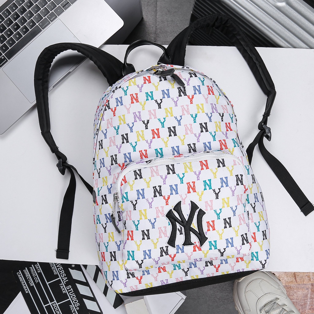 Balo NY Monogram Backpack Hàng Xuất Khẩu Chuẩn Tem Tag Công Ty Bảo Hành Trọn Đời Khóa Kéo Đường May