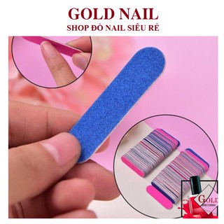 Dũa móng tay mini, cây dũa móng 2 mặt nhám tiện lợi