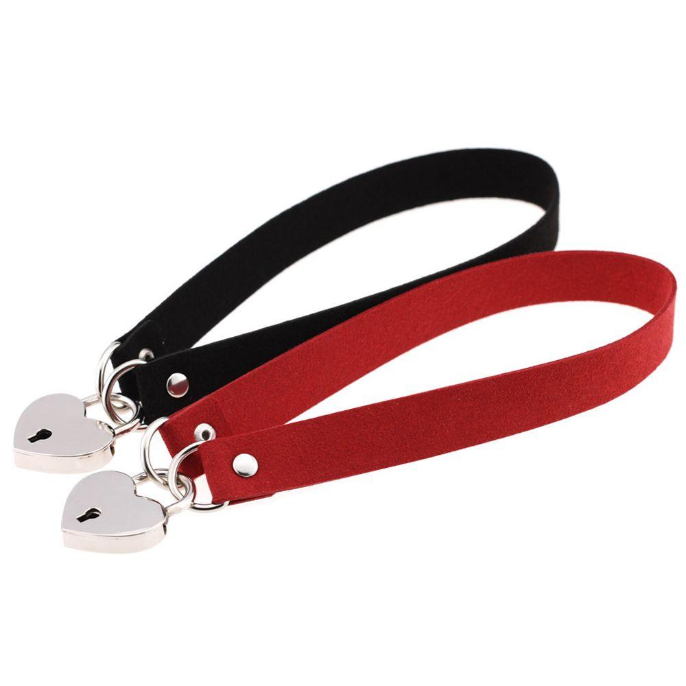 Vòng Cổ Choker Mặt Ổ Khóa Phong Cách Gothic Thời Trang