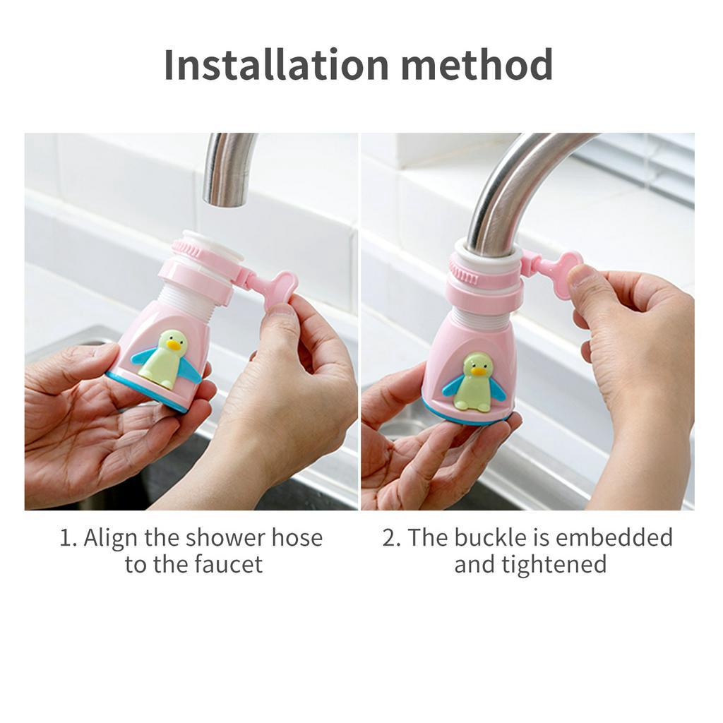 Đầu vòi hoa sen thiết kế kiểu chim cánh cụt dễ thương