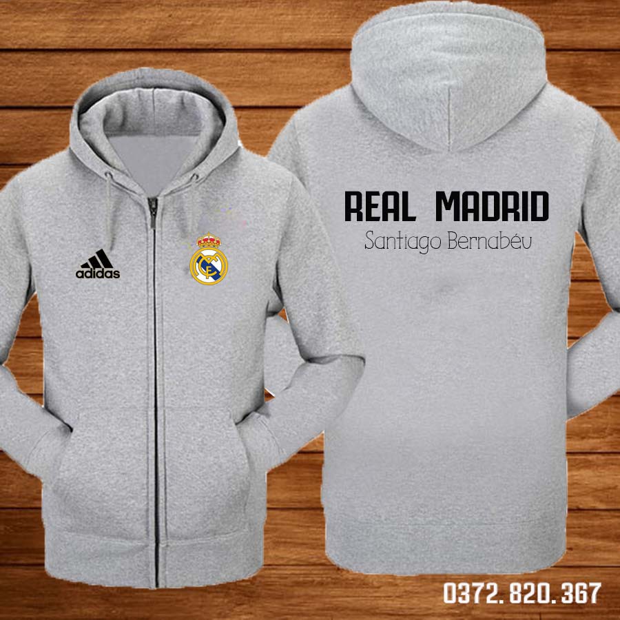 Áo Khoác Nỉ Real Madrid