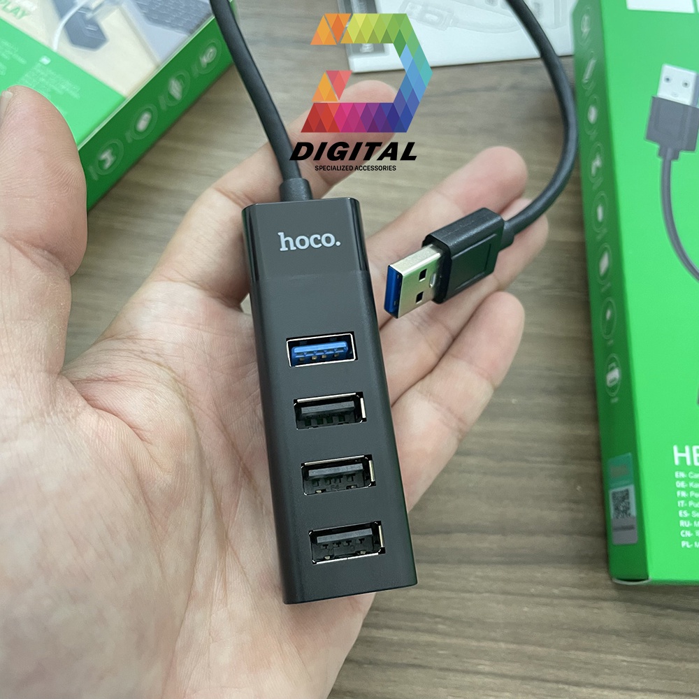 Hub Chia Cổng USB 2.0 &amp; USB 3.0 Hoco HB25 Chính Hãng