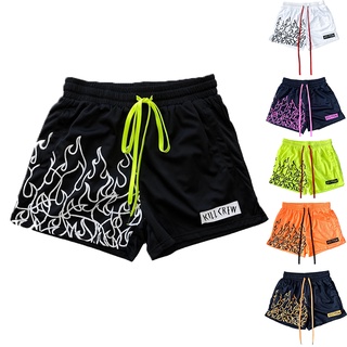 Quần Short Thể Thao Nam Phối Lưới Khô Thoáng Nhanh Mới