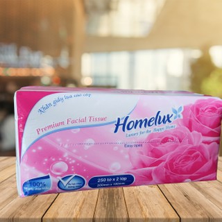 Khăn giấy lụa 2 lớp Homelux 250 tờ