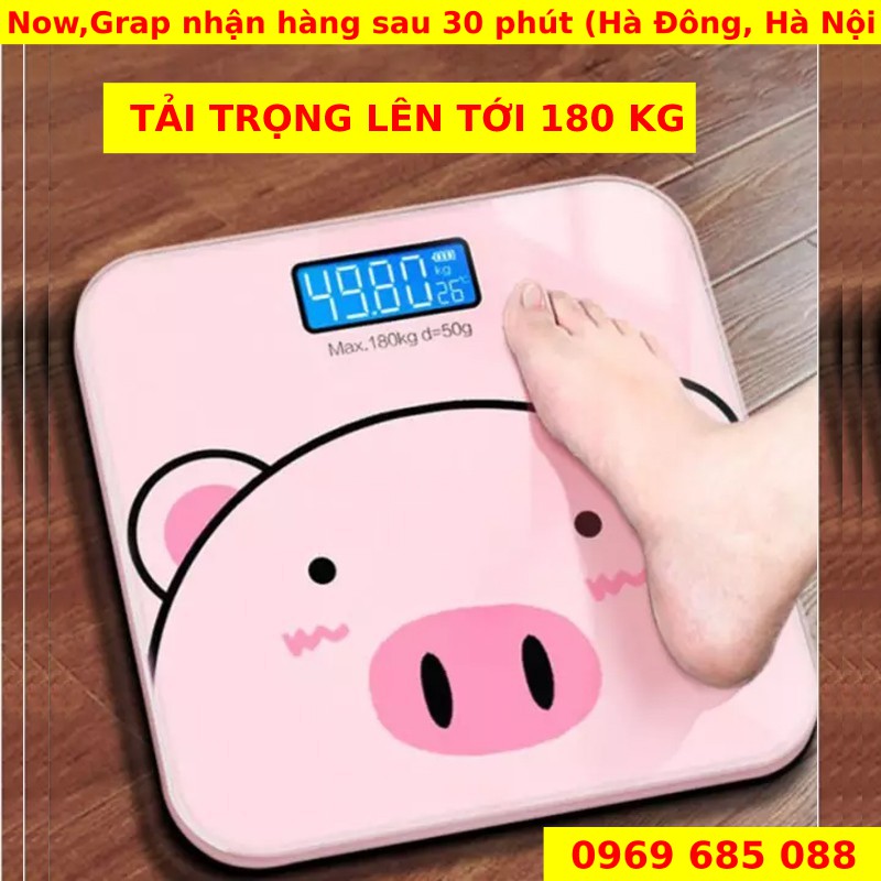 Cân Điện Tử Thay Pin 💖TẢI TRỌNG LÊN TỚI 180KG💖 Cân Sức Khỏe Gia Đình Bảo Hành 12 tháng