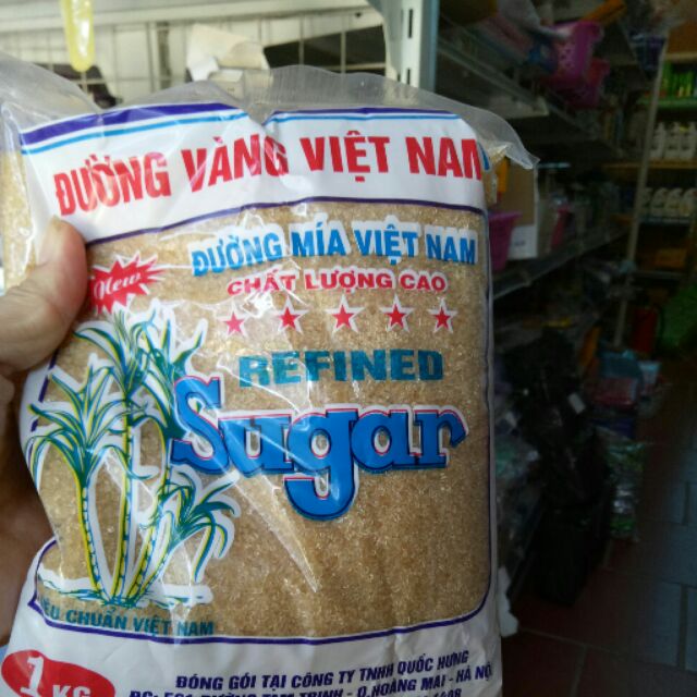 1 kg Đường Vàng Việt Nam Xuất Khẩu thơm ngọt