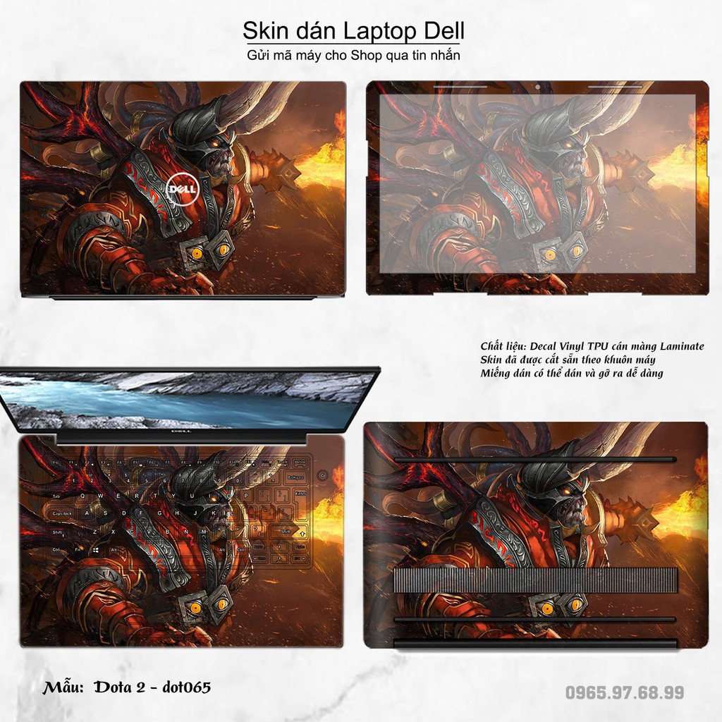 Skin dán Laptop Dell in hình Dota 2 nhiều mẫu 11 (inbox mã máy cho Shop)