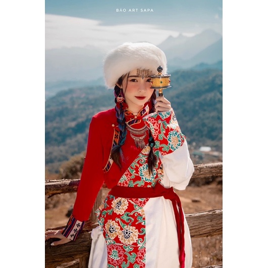 Trang Phục Tây Tạng Mông Cổ Mẫu hót