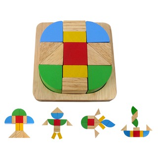 Đồ chơi gỗ winwintoys - xếp hình sáng tạo - 68172