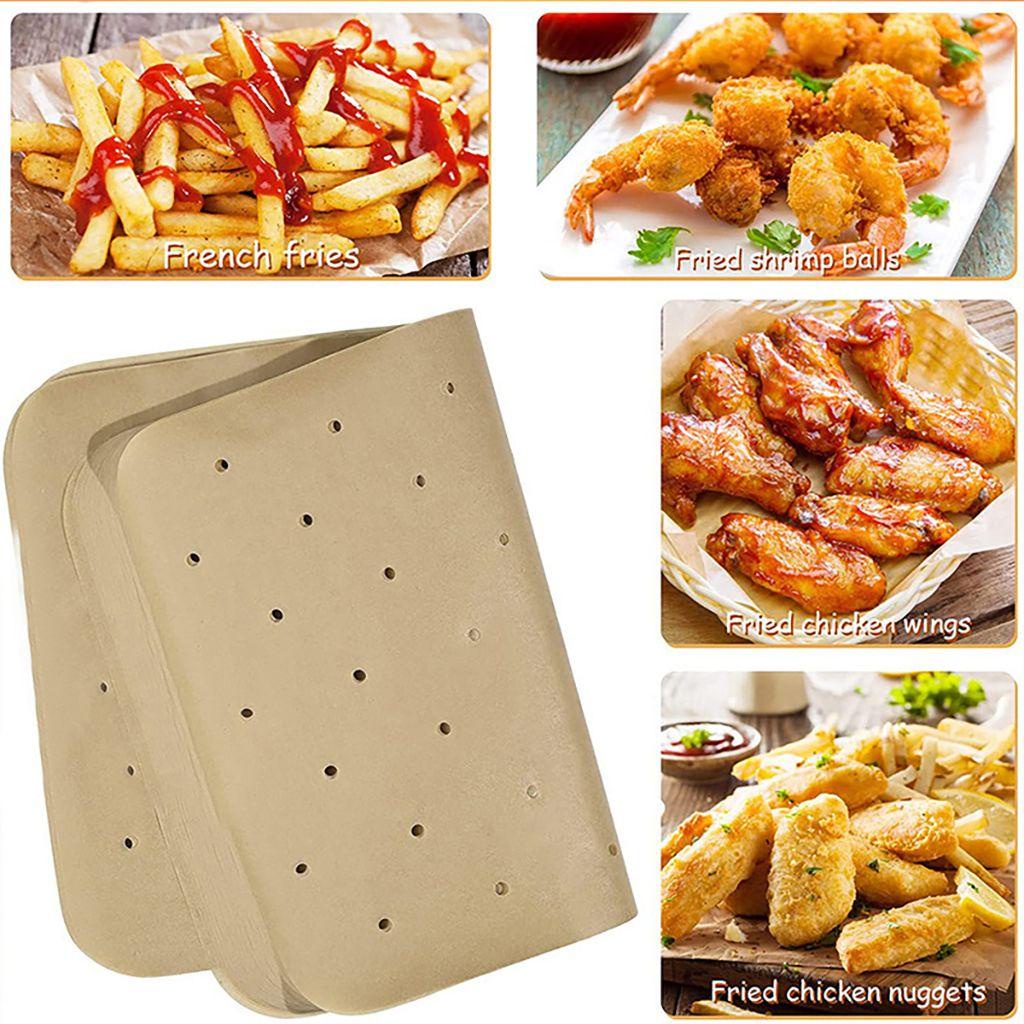 AUGUSTINA Tấm Lót Hấp Bánh An Toàn Hình Chữ Nhật Đục Lỗ Chống Dầu